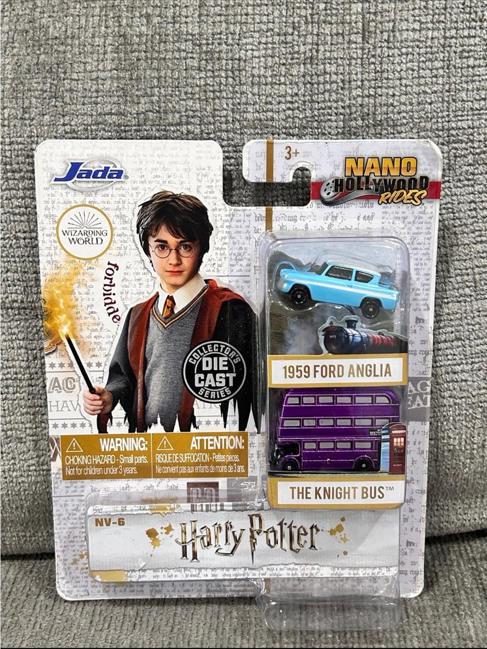 2024 Jada Nano Hollywood Rides Harry Potter 1959 Ford Anglia & The Knight Bus